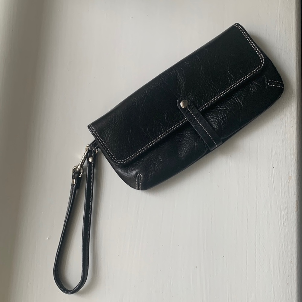 Fossil Leather Wristlet